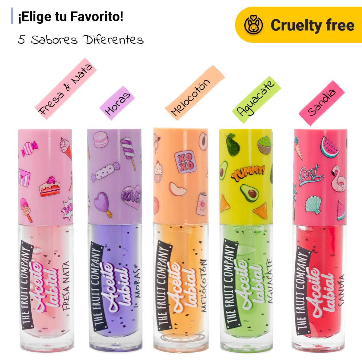 ACEITE LABIAL FRESA NATA THE FRUIT COMPANY