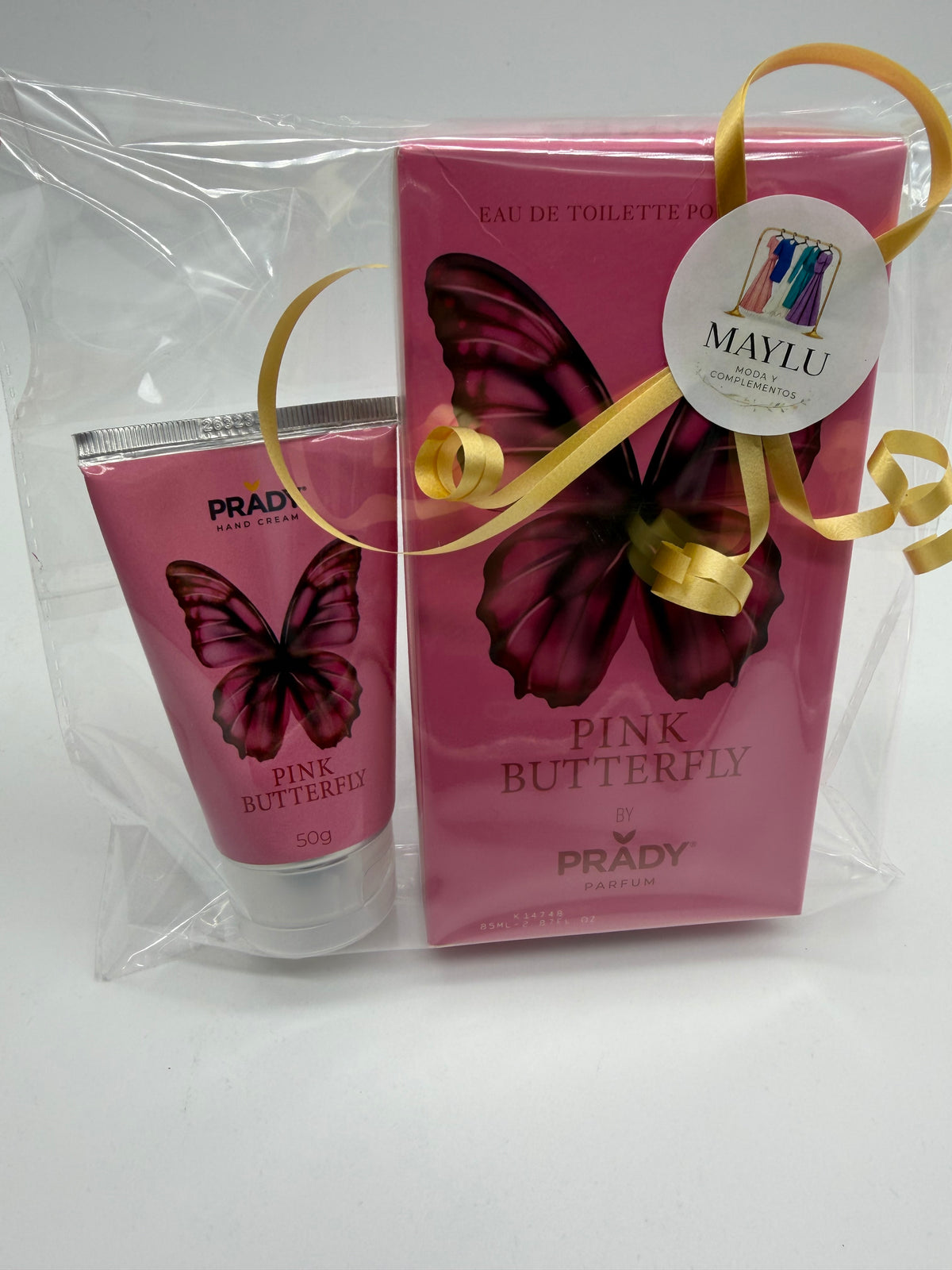 PACK DE COLONIA Y CREMA DE MANOS PINK BUTTERFLY